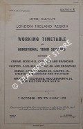 Working Timetable of Conditional train services - Section S - Crewe, Edge Hill, Carlisle; Skipton, Gretna; Acton Grange, Halton, Chester, Birkenhead, Holyhead; Wrexham, Mouldsworth, Bidston - 7 October 1974 to 4 May 1975 by British Railways London Midland Region